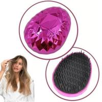 Petinka Neon Pembe Düzleştirici Tarak Geniş Aralıklı Her Saç Tipine Uygun Fırçalı Saç Düzleştirici