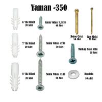 Takım Çantası 350 Parça 10 Çeşit Çivi Vida ve Dübel Seti 350YMN 
