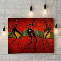 African Pimarks Kanvas Tablo
