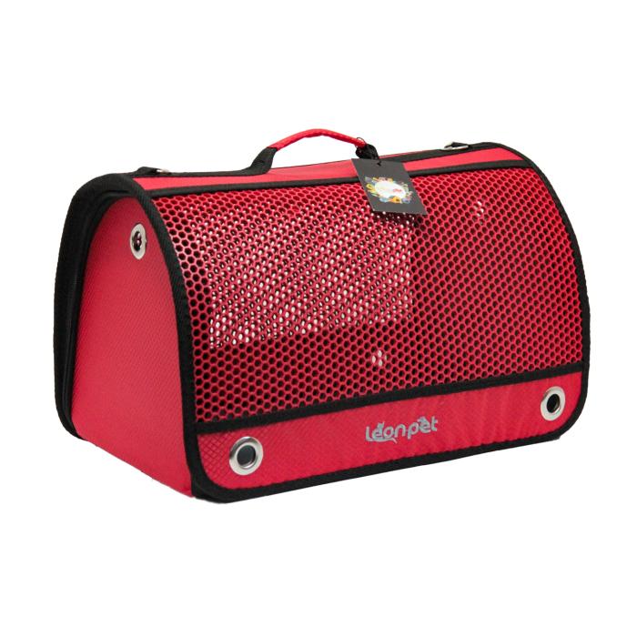 Air Box Kırmızı Renkli Köpek Taşıma Çantası