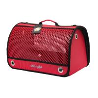 Air Box Kırmızı Renkli Köpek Taşıma Çantası