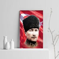 Atatürk Pimarks Kanvas Tablo Model 43
