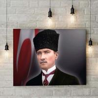 Atatürk Pimarks Kanvas Tablo Model 2