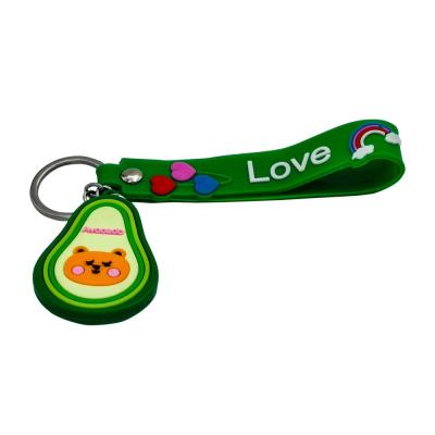 Avokado Ayıcık Suratlı Eğlenceli Love Anahtarlık