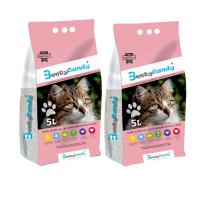 Kedi Kumu 5Litre Benty Sandy Bebek Pudrası Kokulu 2Adet
