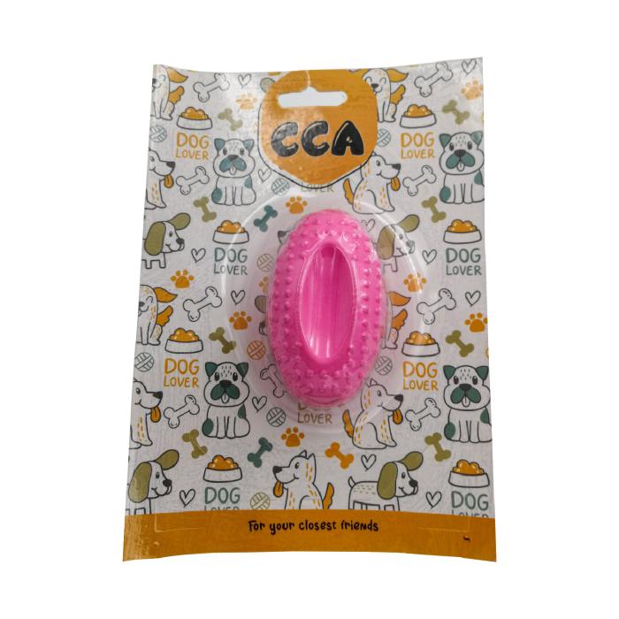 Çiğnenti Konik Şekilli Tırtıklı Pembe Renkli CCA Köpek Oyuncağı 