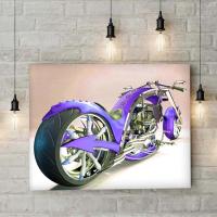 Custom Motosiklet Pimarks Kanvas Tablo