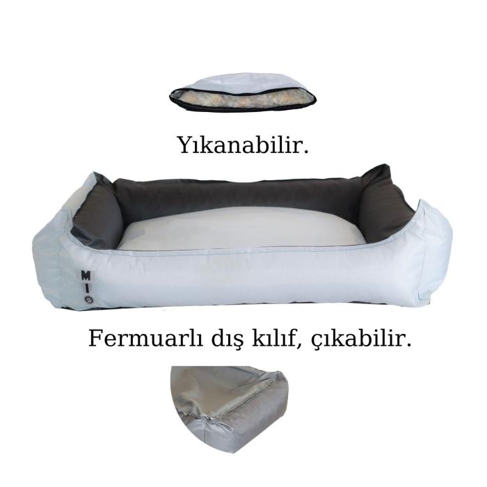 Evcil Hayvan Köpek Yatağı TML Gri Dış Mekan Large 
