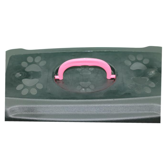 Evcil Hayvan Siyah Pembe Renk Kedi Taşıma Çantası 