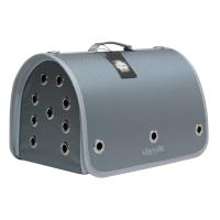 Fly Bag Kapalı Gri Renk Evcil Taşıma Çantası