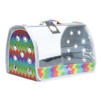 Fly Bag Şeffaf Gökkuşağı Evcil Taşıma Çantası