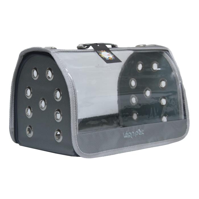 Fly Bag Şeffaf Gri Evcil Taşıma Çantası