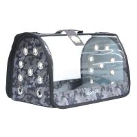 Fly Bag Şeffaf Kamuflaj Evcil Taşıma Çantası