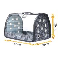 Fly Bag Şeffaf Kamuflaj Evcil Taşıma Çantası