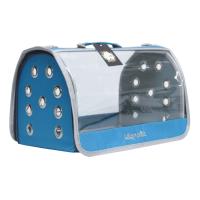 Fly Bag Şeffaf Mavi Evcil Taşıma Çantası