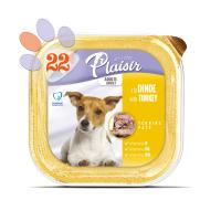 Hindi Etli Pate Plaisir 150Gr Yaş Köpek Maması 22Adet