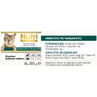 Hindili&Tavşanlı 85Gr Nutri Yaş Kedi Maması