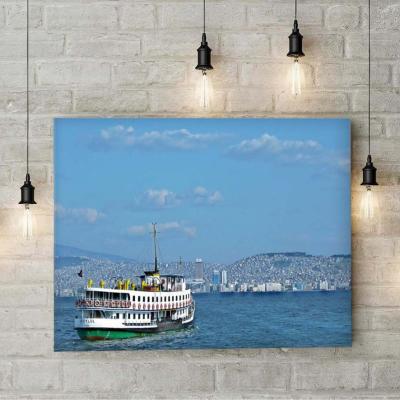Karşıyaka 9 Eylül Vapuru Kanvas Tablo 3