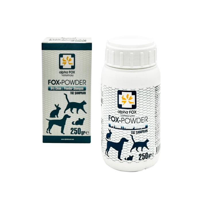 Kedi Kuru Temizleme 250Gr Alpha Fox Toz Şampuan 2Adet
