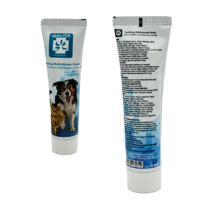 Kedi MultiVitamini Pasta 100Gr Alpha Fox