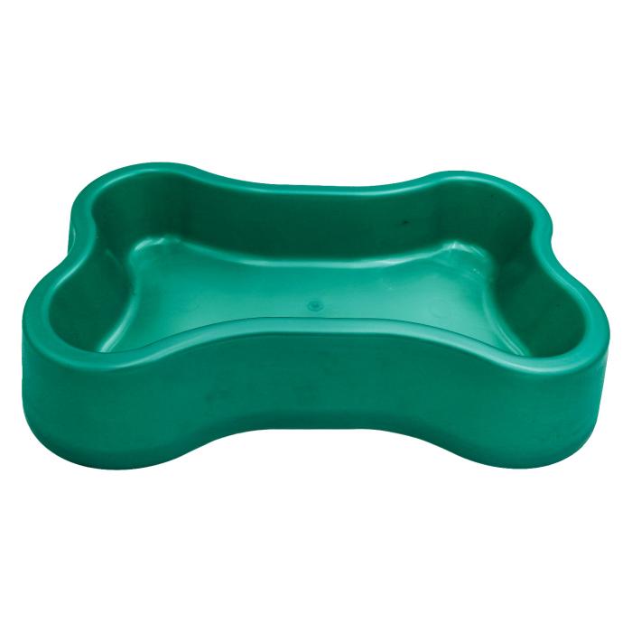Kemik Yeşil Renkli Plastik CCA Mama Kabı