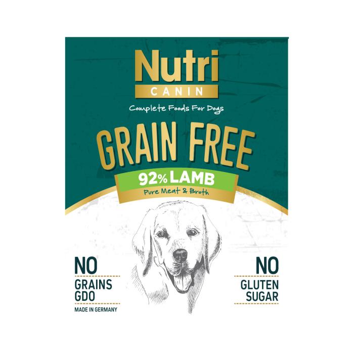 Kuzu Etli %92 400Gr Senior Nutri Canin Yaş Köpek Maması 6Adet