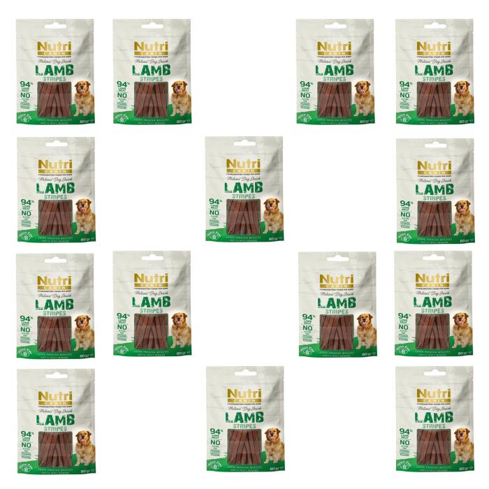 Kuzu Etli Çubukları Tahılsız Nutri Canin 80Gr Köpek Ödülü 14Adet