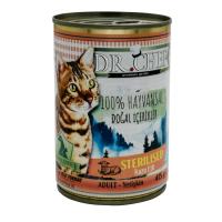 Kuzu Etli Sterilised Konserve Kedi Maması  415Gr Dr. Chef