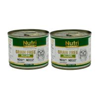 Kuzu Etli %92 200Gr Nutri Canin Yaş Köpek Maması 4Adet
