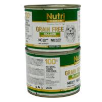 Kuzu Etli %92 200Gr Nutri Canin Yaş Köpek Maması 4Adet