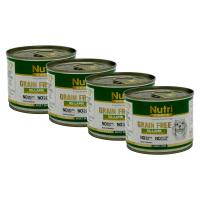 Kuzu Etli %92 200Gr Nutri Canin Yaş Köpek Maması 4Adet