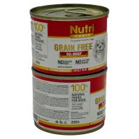 Sığır Etli %92 200Gr Nutri Canin Yaş Köpek Maması 4Adet