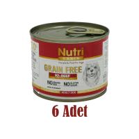 Sığır Etli %92 200Gr Nutri Canin Yaş Köpek Maması 6Adet