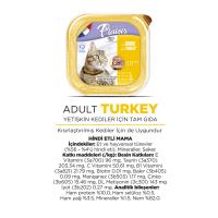 Pate Hindi Etli 100Gr Plaisir Yaş Kedi Kedi Maması 32Adet