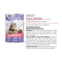 Pouch Somon&Morinalı 100Gr Plaisir Yaş Kedi Maması