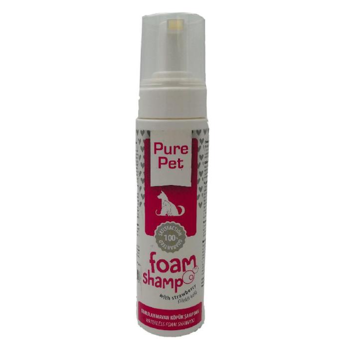 Pure Pet Çilek Özlü Kedi ve Köpek Köpük Şampuan 225ML