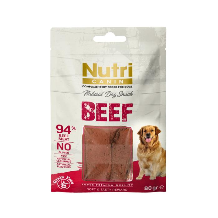 Sığır Etli Tahılsız Nutri Canin 80Gr Köpek Ödülü