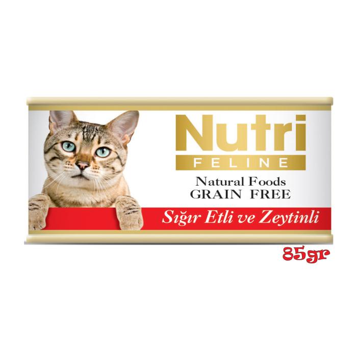 Sığır Etli&Zeytinli 85Gr Nutri Yaş Kedi Maması