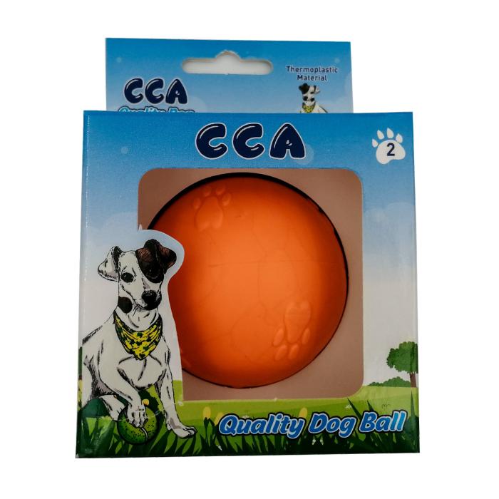 Sert No:2 Suda Batmayan Turuncu CCA Köpek Oyun Topu 