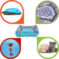 Turkuaz  Yıkanabilir Yastıklı TML  Köpek Yatağı XLarge