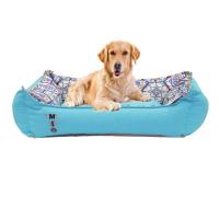Turkuaz  Yıkanabilir Yastıklı TML  Köpek Yatağı XLarge
