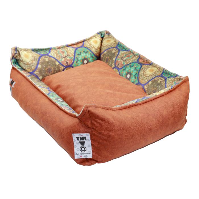 Kahve Yıkanabilir Yastıklı TML  Köpek Yatağı XLarge