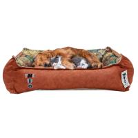 Kahve Yıkanabilir Yastıklı TML  Köpek Yatağı XLarge