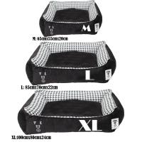 Siyah Yıkanabilir Yastıklı TML  Kedi Yatağı XLarge