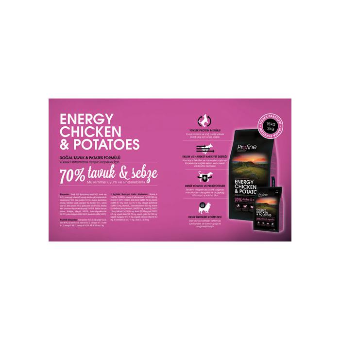 Tavuk Etli 15Kg Energy Adult Profine Yetişkin Köpek Maması