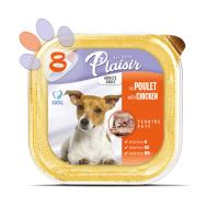 Tavuk Etli Pate Plaisir 150Gr Yaş Köpek Maması 8Adet
