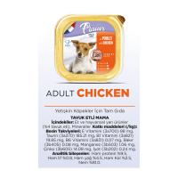 Tavuk Etli Pate Plaisir 150Gr Yaş Köpek Maması 8Adet