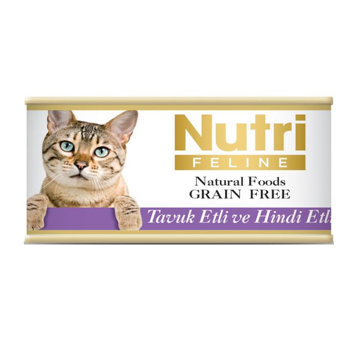 Tavuk&Hindi Etli 85Gr Nutri Yaş Kedi Maması 32Adet