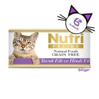 Nutri Feline 85Gr Tavuk Hindi Etli 6Adet Yaş Kedi Maması
