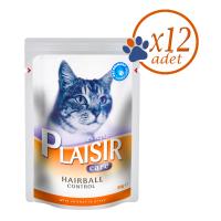 Tavuklu Pouch 85Gr Plaisir Care Hairball  Yaş Kedi Maması 12Adet